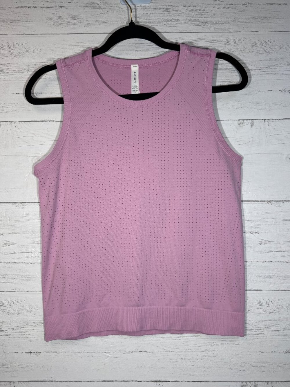 Athleta In Motion Seamless Tank Top in Pink